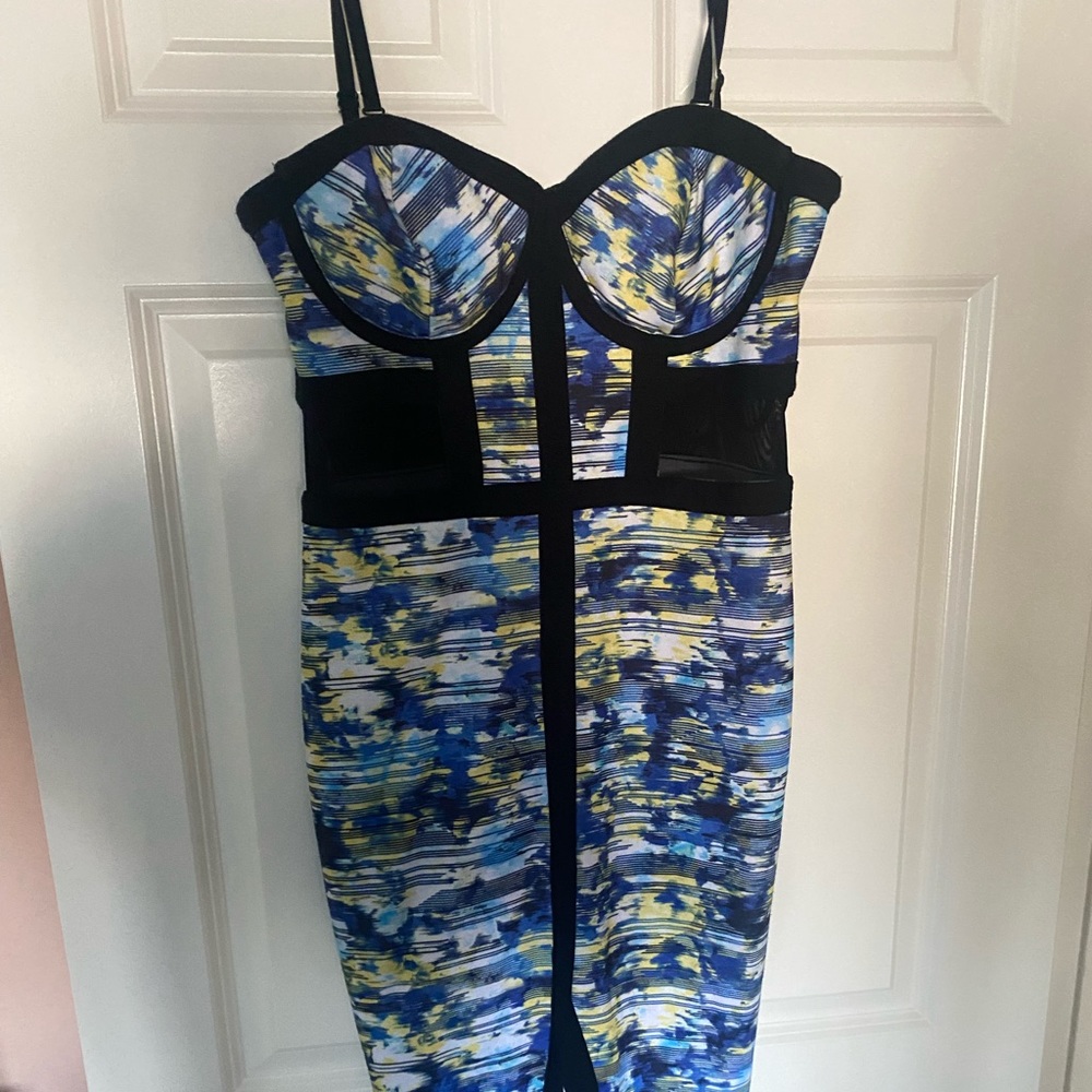 Material girl dress. Fun very playful and vivid colors